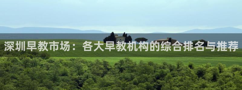 天顺娱乐负责人十七pg29999:深圳早教市场:各大早教机构的综合排名与推荐