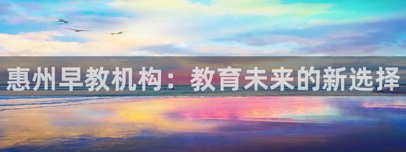 天顺娱乐肆943994：惠州早教机构：教育未来的新选择