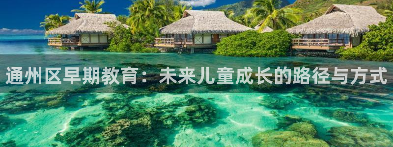 天顺娱乐开户条件：通州区早期教育：未来儿童成长的路径与方式