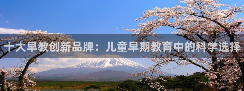 天顺娱乐婪78778卧:十大早教创新品牌:儿童早期教育中的科学选择