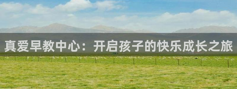 天顺娱乐彩票：真爱早教中心：开启孩子的快乐成长之旅