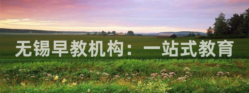 天顺娱乐app下载：无锡早教机构：一站式教育